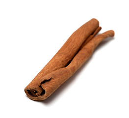 Image showing Cinnamon stick on white background