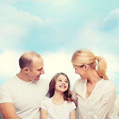 Image showing happy family at home