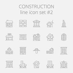 Image showing Construction icon set.