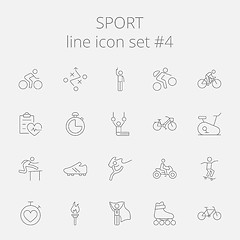 Image showing Sport icon set.