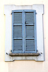 Image showing shutter europe  italy  lombardy      in  the milano  