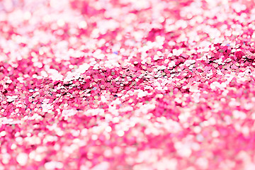 Image showing pink glitter or sequins background