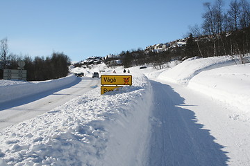 Image showing Winter road