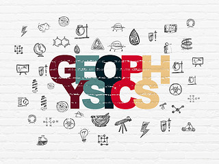 Image showing Science concept: Geophysics on wall background