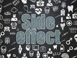 Image showing Health concept: Side Effect on School Board background