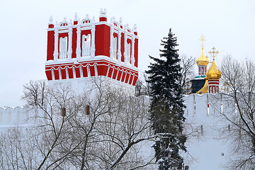 Image showing Tower of the Novodevichy Convent  