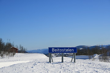 Image showing Beitostølen sign