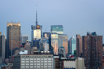 Image showing Midtown Manhattan urban skyline