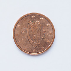 Image showing Irish 5 cent coin