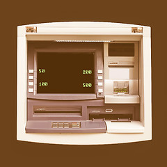 Image showing  ATM picture vintage