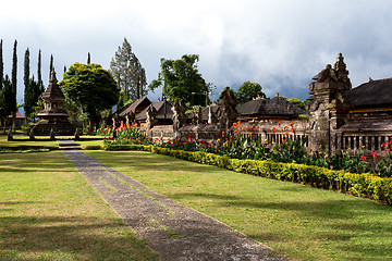 Image showing Pura Ulun Danu garden