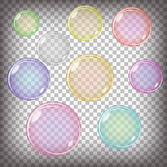 Image showing Colorful Bubbles Set