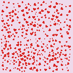 Image showing Set of Red Hearts