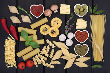 Image showing Italian Food Ingredients