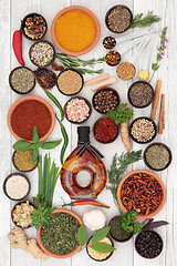 Image showing Herb and Spice Abstract