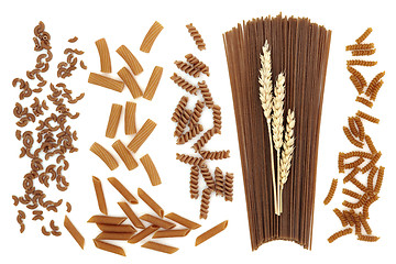 Image showing Whole Wheat Pasta Varieties