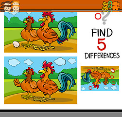 Image showing task of differences for child