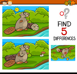 Image showing differences task for kids