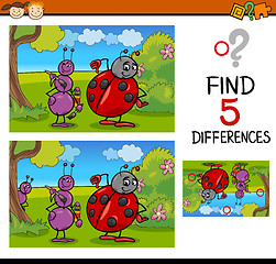 Image showing preschool differences task