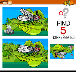 Image showing differences task for child