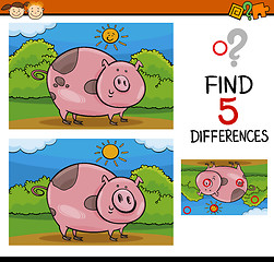 Image showing finding differences task