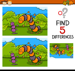 Image showing preschool task of differences