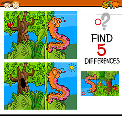 Image showing preschool differences game