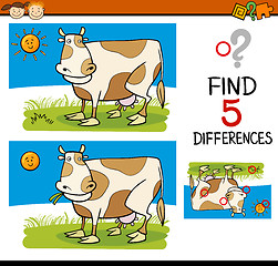 Image showing differences task for children