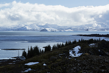 Image showing Thingvellir with lake Pingvallavatn in Iceland