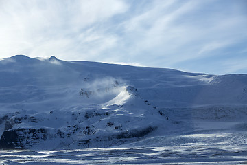 Image showing Winter panorama of Iceland