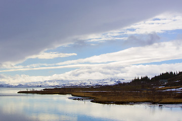 Image showing Thingvellir with lake Pingvallavatn in Iceland