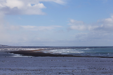 Image showing Wide lens capture of Iceland, peninsula Snaefellsness