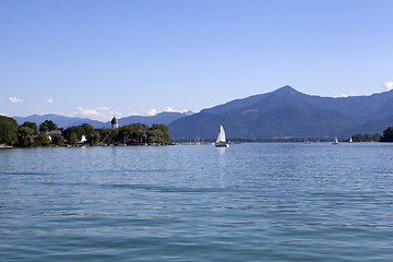 Image showing Isle of Frauenchiemsee in Bavaria, Germany