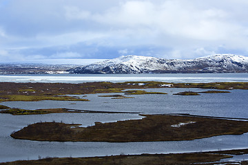 Image showing Thingvellir with lake Pingvallavatn in Iceland