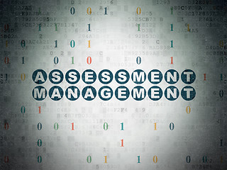 Image showing Finance concept: Assessment Management on Digital Paper background