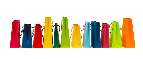 Image showing many colorful shopping bags