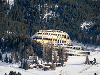 Image showing DAVOS, SWITZERLAND - JANUARY 12