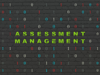 Image showing Finance concept: Assessment Management on wall background