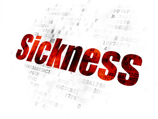 Image showing Medicine concept: Sickness on Digital background