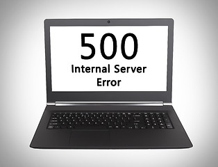 Image showing HTTP Status code - 500, Internal Server Error