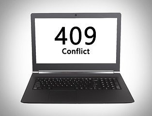 Image showing HTTP Status code - 409, Conflict