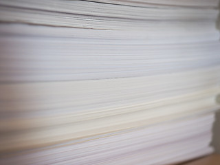 Image showing Pile of paper