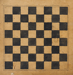 Image showing Draughts or Checkers game board