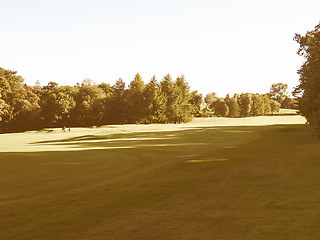 Image showing  Golf course vintage