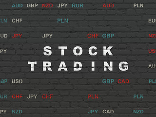 Image showing Finance concept: Stock Trading on wall background