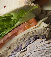 Image showing combination sandwich