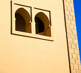 Image showing moroccan old wall and brick in antique city