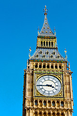 Image showing london big ben and  construction england  aged city