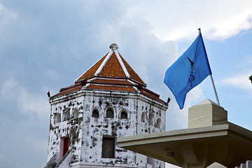 Image showing  thailand asia   in  bangkok sunny  temple flag