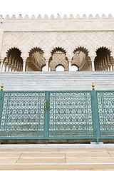 Image showing the   chellah  in morocco africa  old roman  step  gate